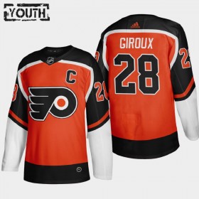 Philadelphia Flyers Claude Giroux 28 2020-21 Reverse Retro Authentic Shirt - Kinderen